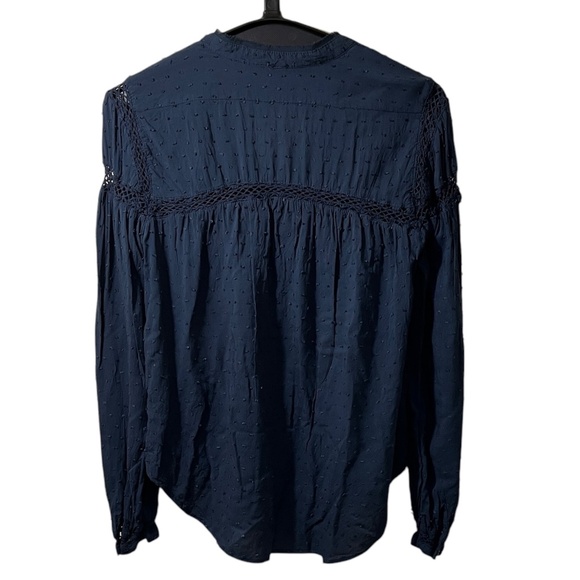 Anthropologie Free People Blue Every Day Girl Swiss Size Small - Picture 4 of 7